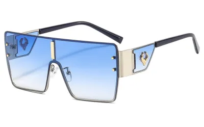 Unisex Classic Large Square Frame Design All-match Sunglasses
