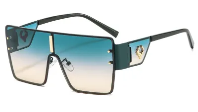 Unisex Classic Large Square Frame Design All-match Sunglasses
