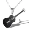 Black Pendant With Chain