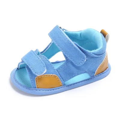 Baby Boys Basic Soft Bottom Canvas Velcro Sandals Casual Low Top