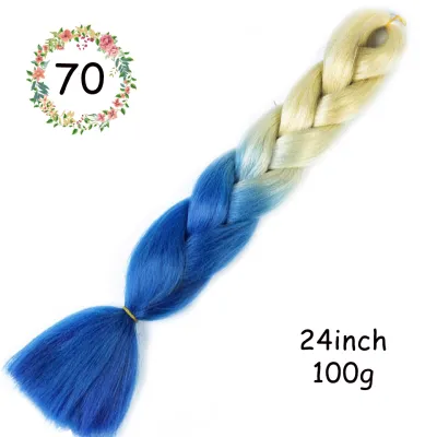 24 Inch Jumbo Braids Synthetic Hair Extensions Beauty Wigs