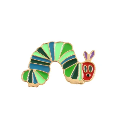 Creative Cartoon Bug Strawberry Shape Enamel Alloy Brooch