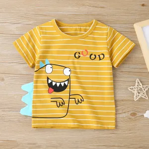 Children Kids Baby Fashion Boys Short Sleeve Plaid Print T-Shirt And Shorts 2pcs Set