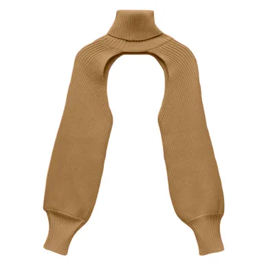 Women Casual Edgy Long Puff Sleeves Turtle Neck Solid Color Sweater