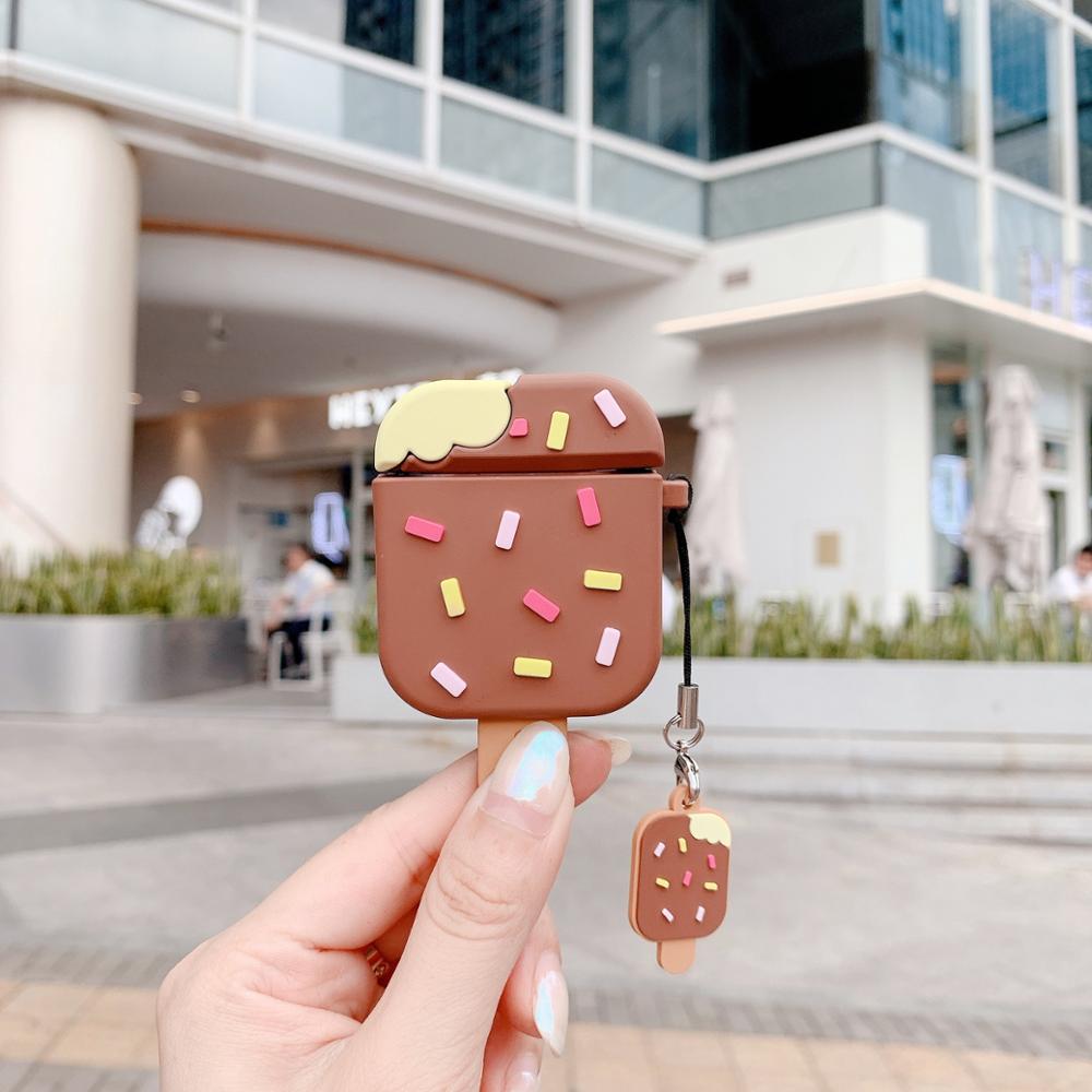 Amazon.com: elago Ice Cream AirPods Case with Keychain