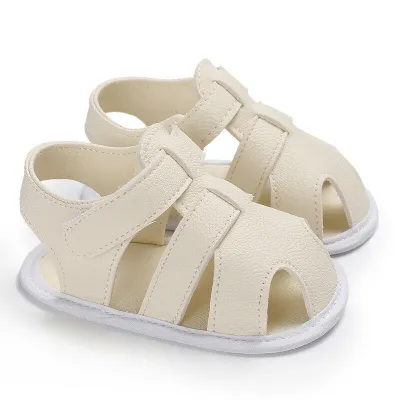 Baby Boys Simple Solid Color Soft Bottom First Walkers