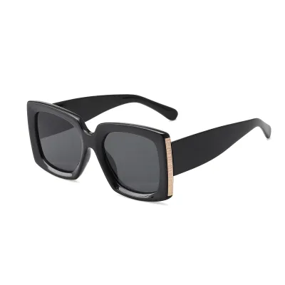 Women Classic Square Frame Gradient UV400 Sunglasses