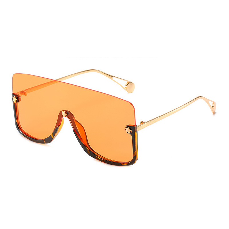 Wholesale Women Exaggerated Half Frame Design Oversized