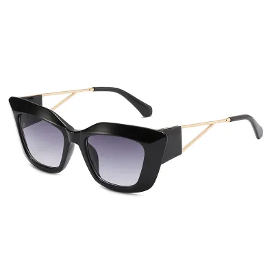 Women Retro Square Cat Eye Shaped Sunglasses UV 400