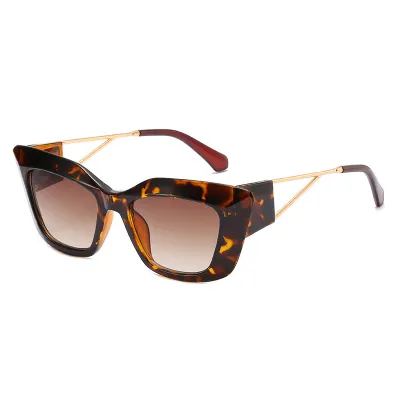 Women Retro Square Cat Eye Shaped Sunglasses UV 400