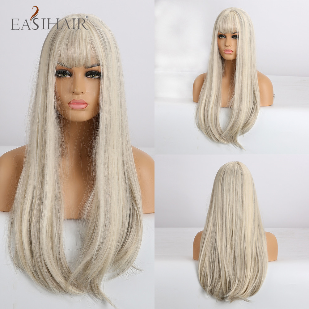 ♥︎aya♥︎ Amazon.com : AISI HAIR Blonde Wig for Women, Long Wavy Lace