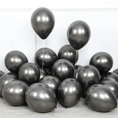 50Pcs 12Inch New Chrome Metallic Latex Balloons