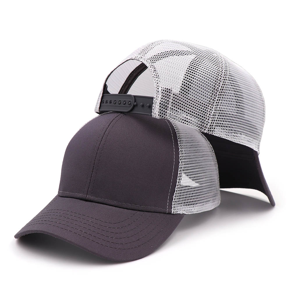 Wholesale Unisex Casual Solid Color Splicing Mesh Cotton Cap