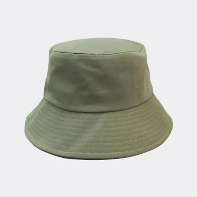 Unisex Simple Solid Color Cotton Sunscreen Bucket Hat