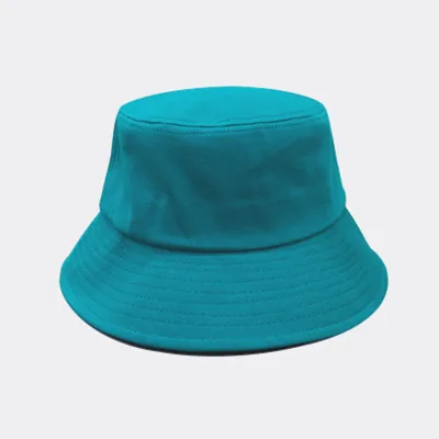 Unisex Simple Solid Color Cotton Sunscreen Bucket Hat