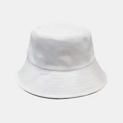 Unisex Simple Solid Color Cotton Sunscreen Bucket Hat
