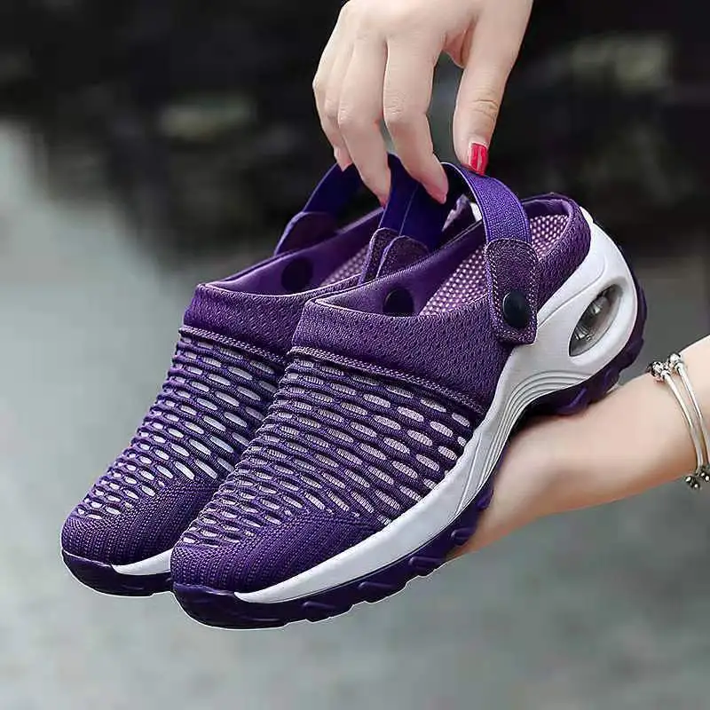Women Casual Mesh Breathable Non-slip Air Cushion Sandals