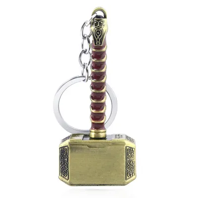 Unisex Creative Hammer Design Metal Key Chain Key Chain