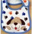 Kids Cute Cartoon Pattern Pure Cotton Three-layer Waterproof Bib Saliva Towel
