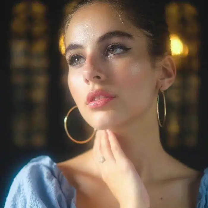 Women's Simple Solid Color All-match Alloy Hoop Earrings