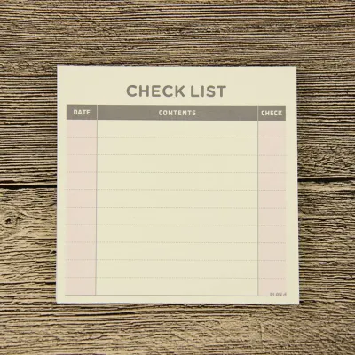 1 Pc Cute Kawaii Weekly Monthly Work Planner Book Diary Memo Pad Stationery Supplies