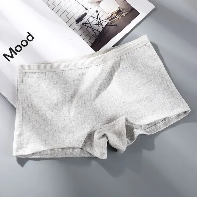 Summer Women Comfortable Solid Color Cotton Spandex Safetypants
