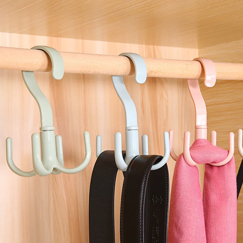 Multifunctional Clothing Storage Rack Hook Hanger Belt Coat Clothes Hanger