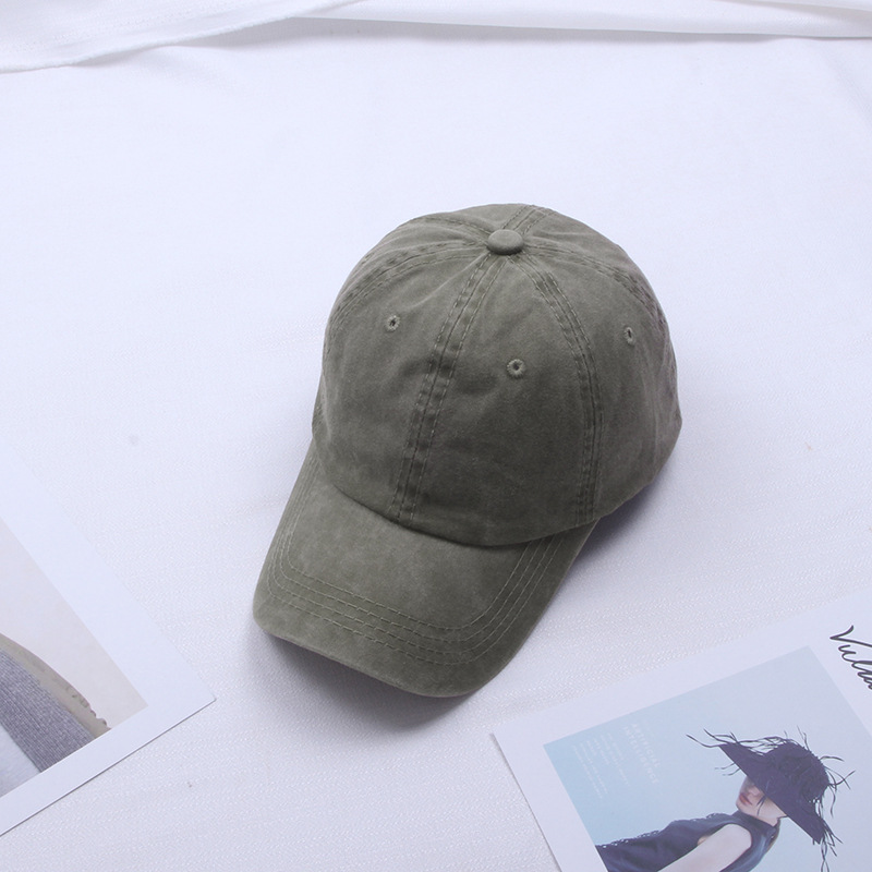 Wholesale Unisex Casual Washed Denim Solid Color Baseball Cap Wholesale Unisex Casual Washed Denim Solid Color Baseball Cap