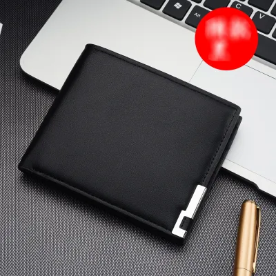 Men Casual Basic Multifunctional Folding Multi-pocket PU Wallet