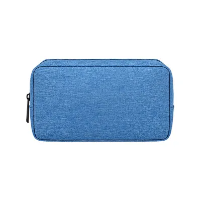 Travel Solid Color Makeup Cable Organizer Toiletry Pouch Storage Cosmetic Case Bag Oxford
