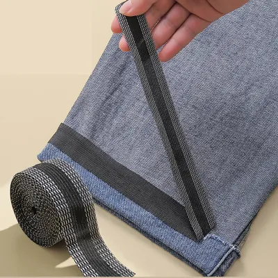 Self-Adhesive Pants Repair Tape Iron On Pants Edge Shorten Apparel Sewing Fabric Diy Sewing Thread