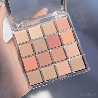 Miss Lara 16 Color Eye Shadow Palette Shimmer Glitter Matte Pigmented Bright Artist Eye Makeup