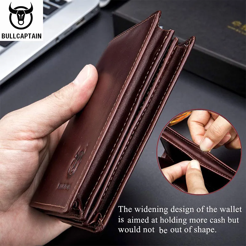 Premium Neo Vintage Leather Bi-fold Men Wallet – Luxuryatless