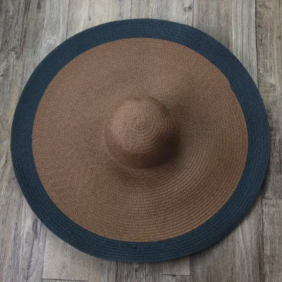 Women Summer Casual Solid Color Foldable Beach Sun Hat