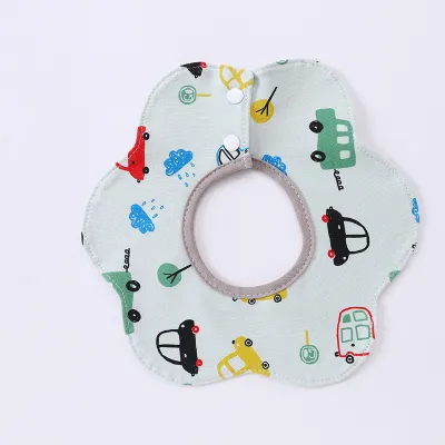 360 Degree Baby Bibs Burp Cloths Saliva Towel Bandana Round Kids Scarf Cotton Feeding Infant Towel
