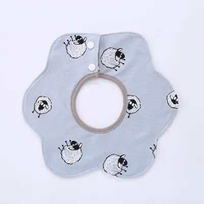 360 Degree Baby Bibs Burp Cloths Saliva Towel Bandana Round Kids Scarf Cotton Feeding Infant Towel