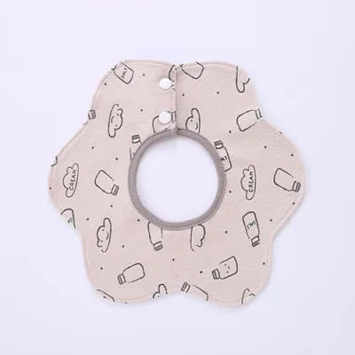 360 Degree Baby Bibs Burp Cloths Saliva Towel Bandana Round Kids Scarf Cotton Feeding Infant Towel