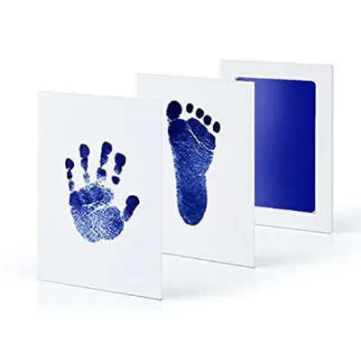 Baby Footprints Handprint Ink Pads Safe Non-toxic Ink Pads Kits For Baby Shower Baby Paw Print Pad
