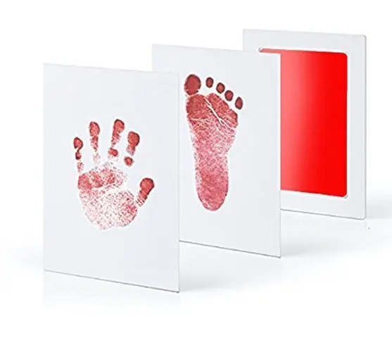 Baby Footprints Handprint Ink Pads Safe Non-Toxic Ink Pads Kits for Baby  Shower Baby Paw Print Pad Foot Print Pad Inkless