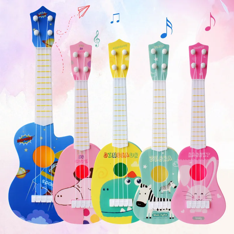 Kids Mini Four-String Trumpet Simulation Ukulele Early Education Music Toy Instrument Enlightenment