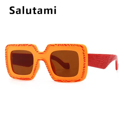 Women Summer Basic Candy Color Small Square Frame Sunglasses