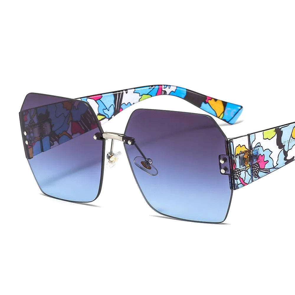 Women Summer Elegant Frameless Design Sunglasses