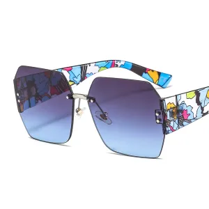 Women Summer Elegant Frameless Design Sunglasses