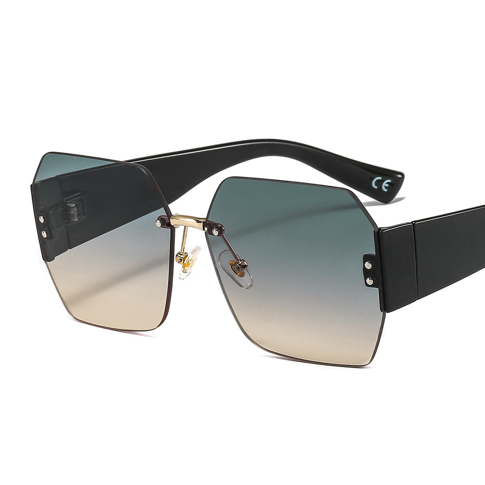 Wholesale Women Summer Elegant Frameless Design Sunglasses