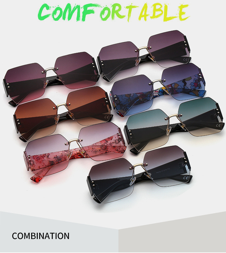 SIAM SHADE/10～The Perfect Collection～ Wholesale Unisex Fashion Diamond Square Frame Sunglasses