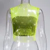 Round Neck Neon Green