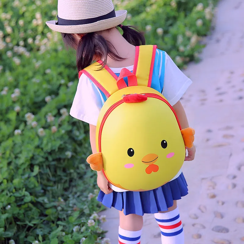 Kids Cute Cartoon Animal Shaped Hard Shell EVA Eggshell Schoolbag Backpack