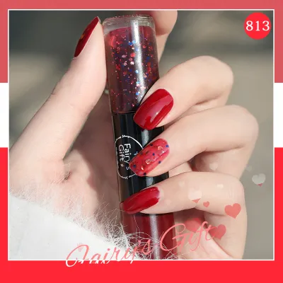 Double Head Quick Dry Nail Polish Without Baking Durable Non-Peeling Nail Art Manicure Gel Varnish 40 Colors
