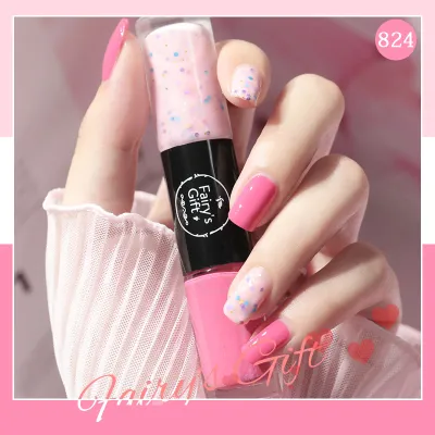 Double Head Quick Dry Nail Polish Without Baking Durable Non-Peeling Nail Art Manicure Gel Varnish 40 Colors