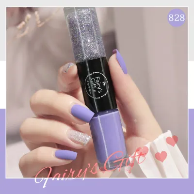Double Head Quick Dry Nail Polish Without Baking Durable Non-Peeling Nail Art Manicure Gel Varnish 40 Colors